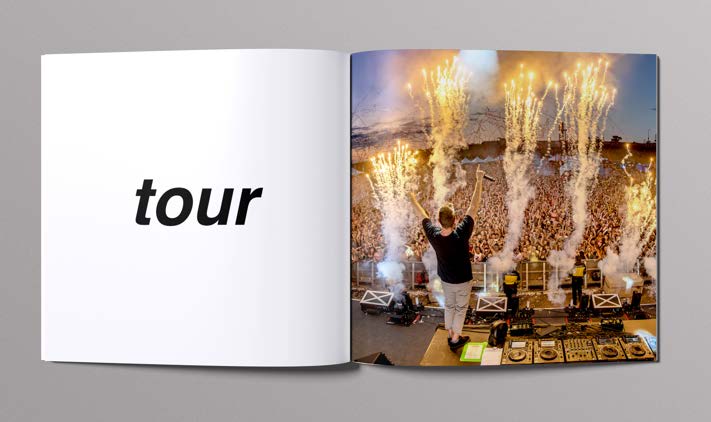 Inside DON'T CHASE CROWNS — tour chapter spread 1
