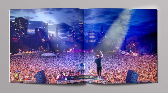Inside DON'T CHASE CROWNS — tour chapter spread 3